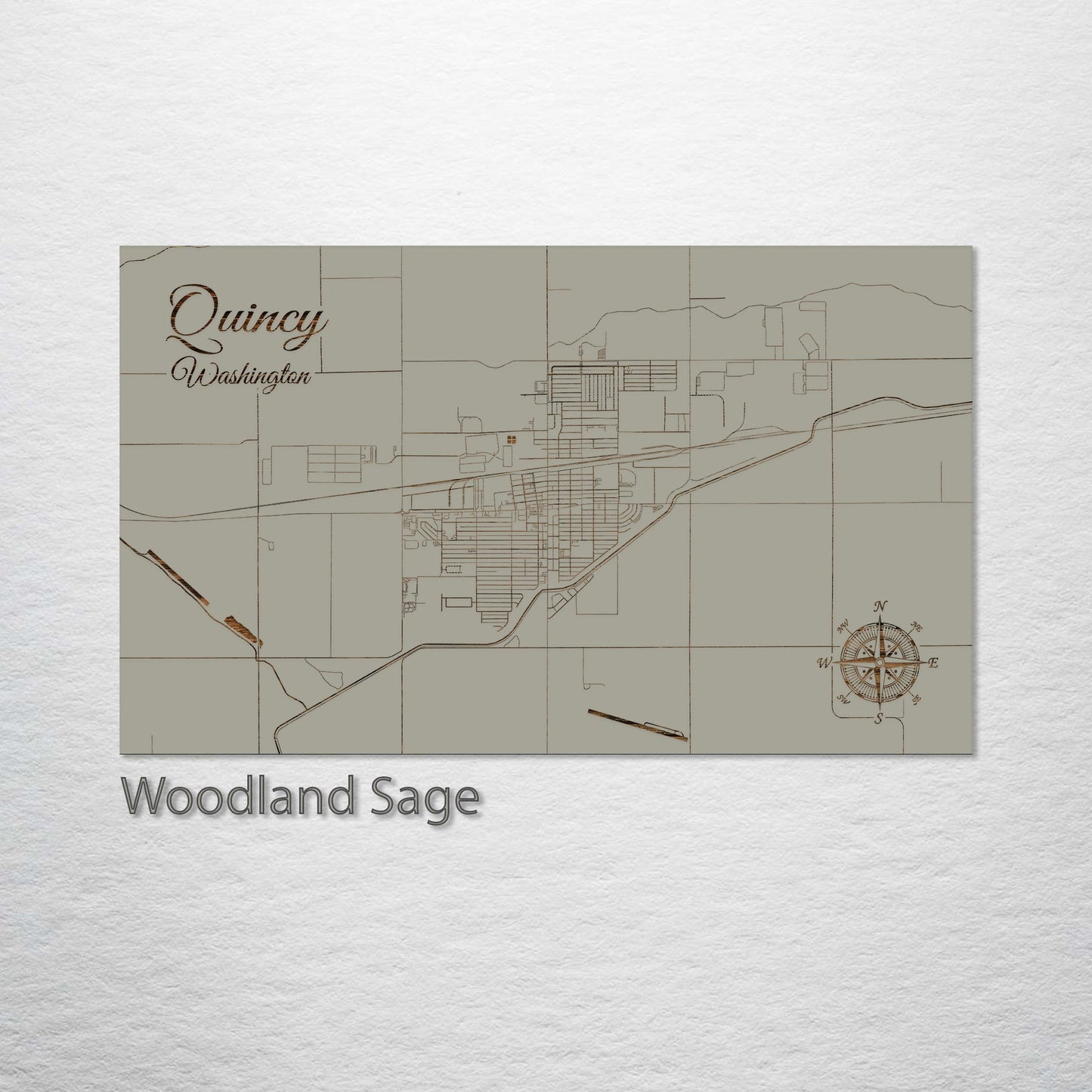 Quincy, Washington Street Map
