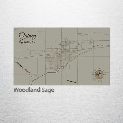 Quincy, Washington Street Map