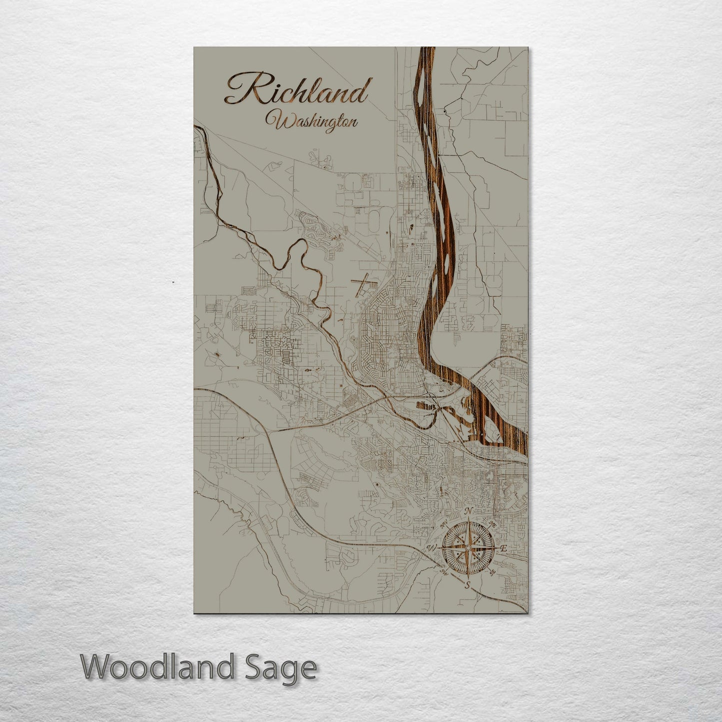 Richland, Washington Street Map