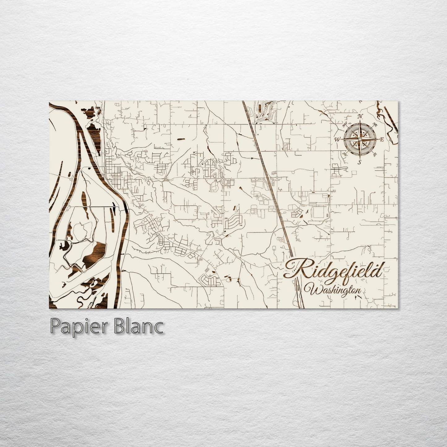 Ridgefield, Washington Street Map