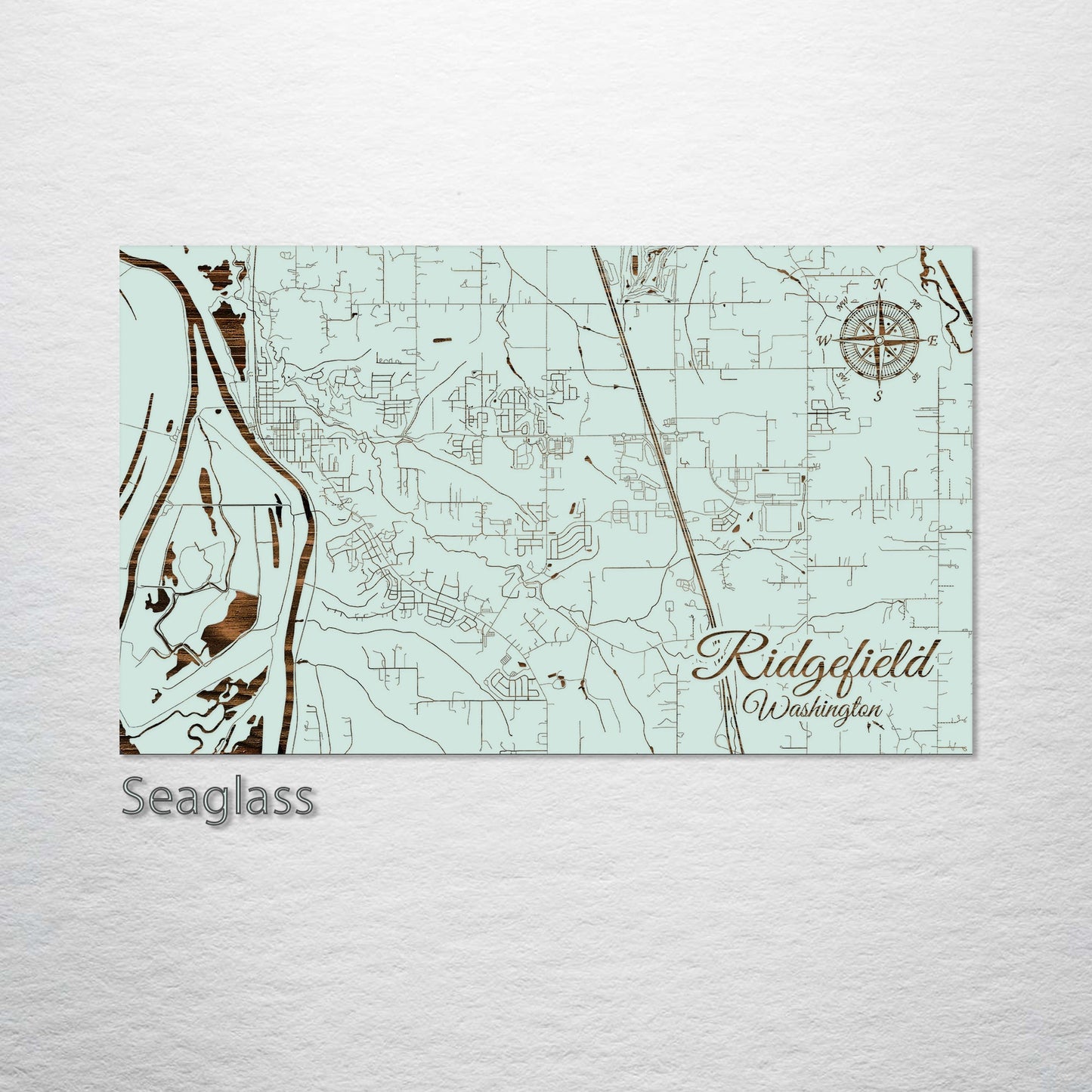 Ridgefield, Washington Street Map