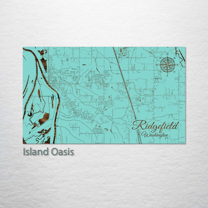 Ridgefield, Washington Street Map