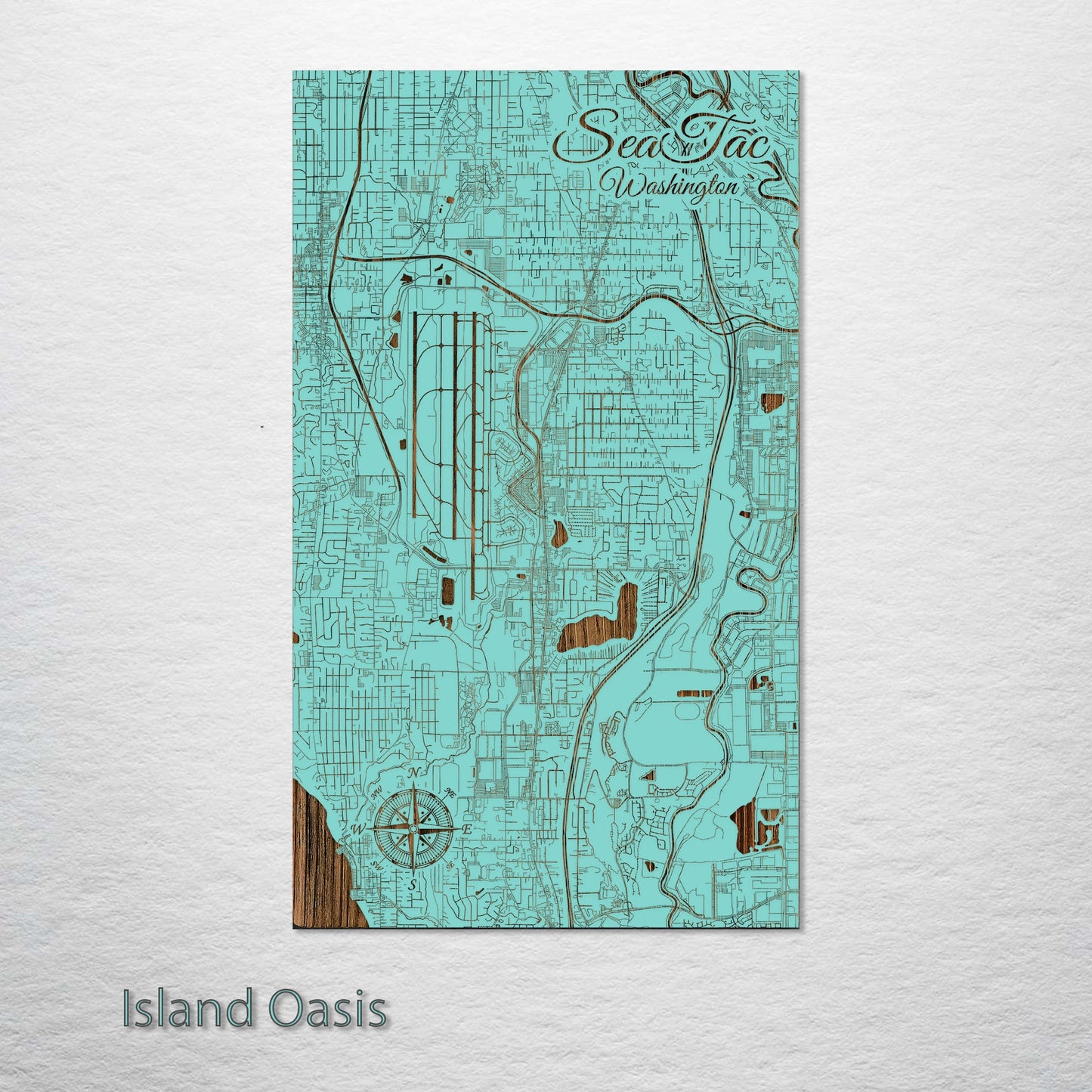 SeaTac, Washington Street Map