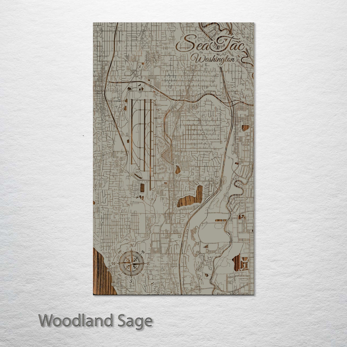 SeaTac, Washington Street Map