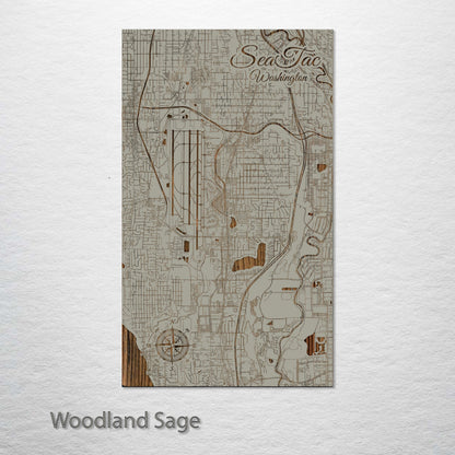 SeaTac, Washington Street Map