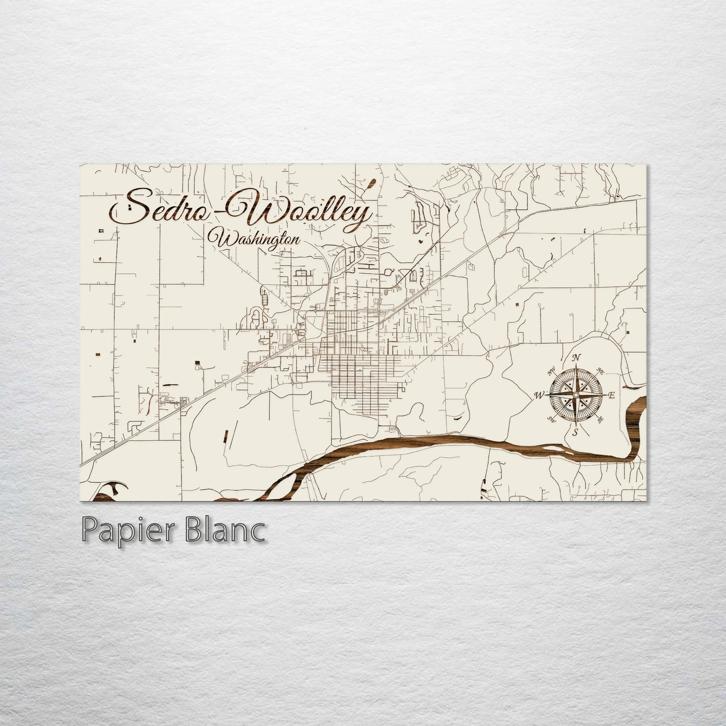 Sedro-Woolley, Washington Street Map