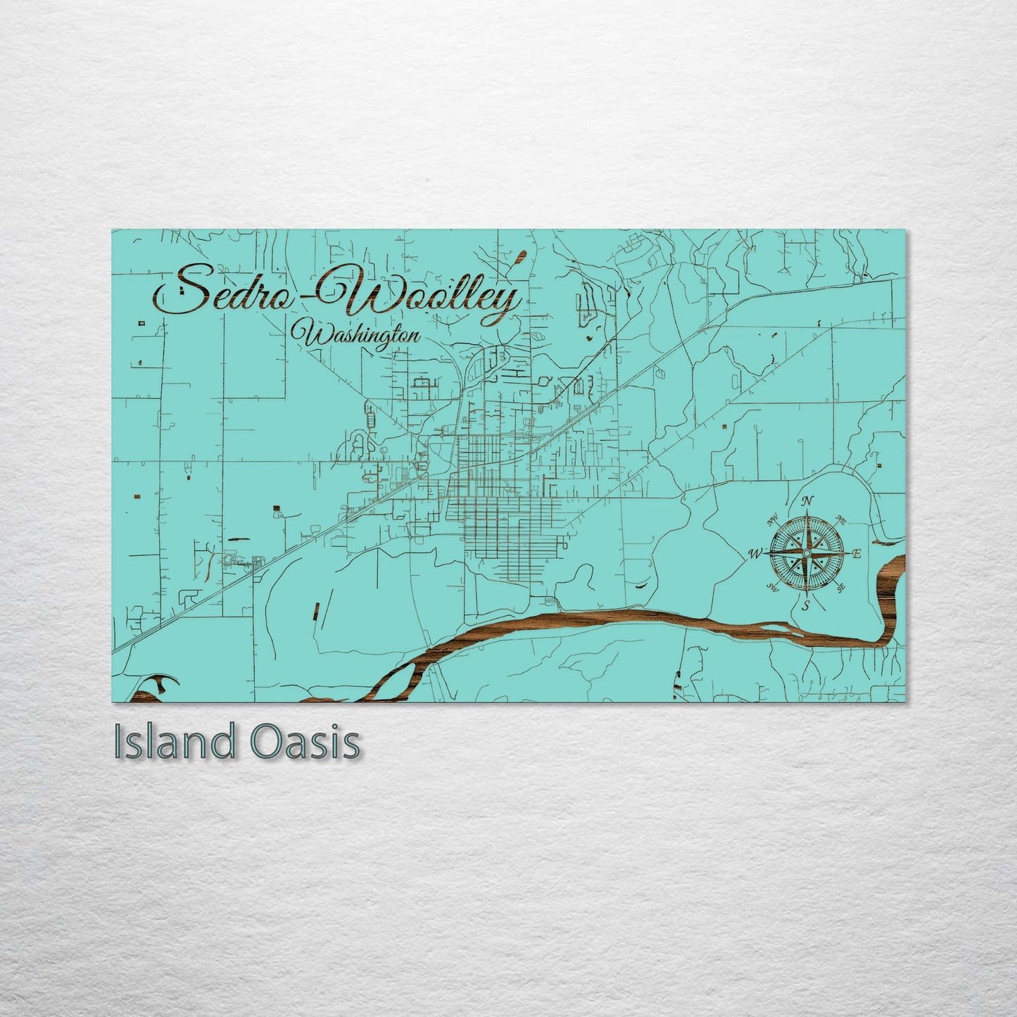 Sedro-Woolley, Washington Street Map