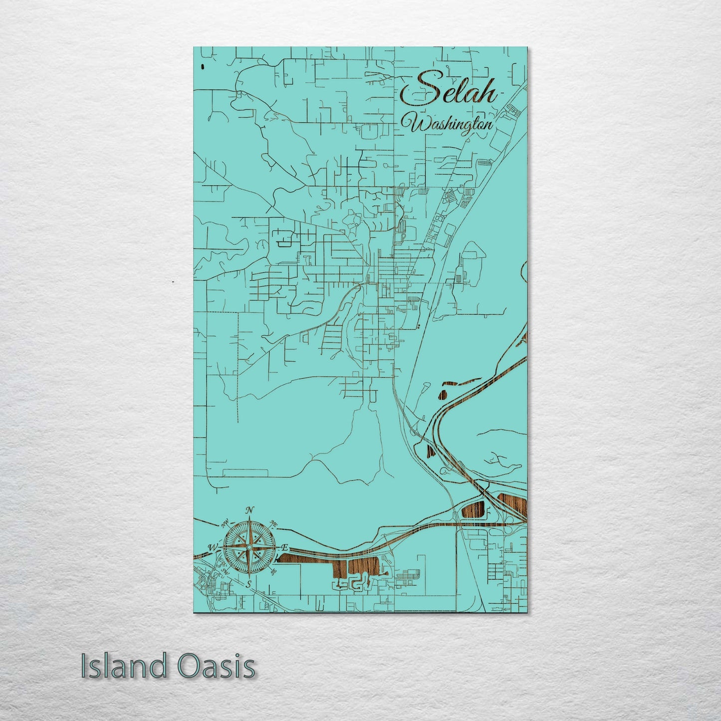 Selah, Washington Street Map