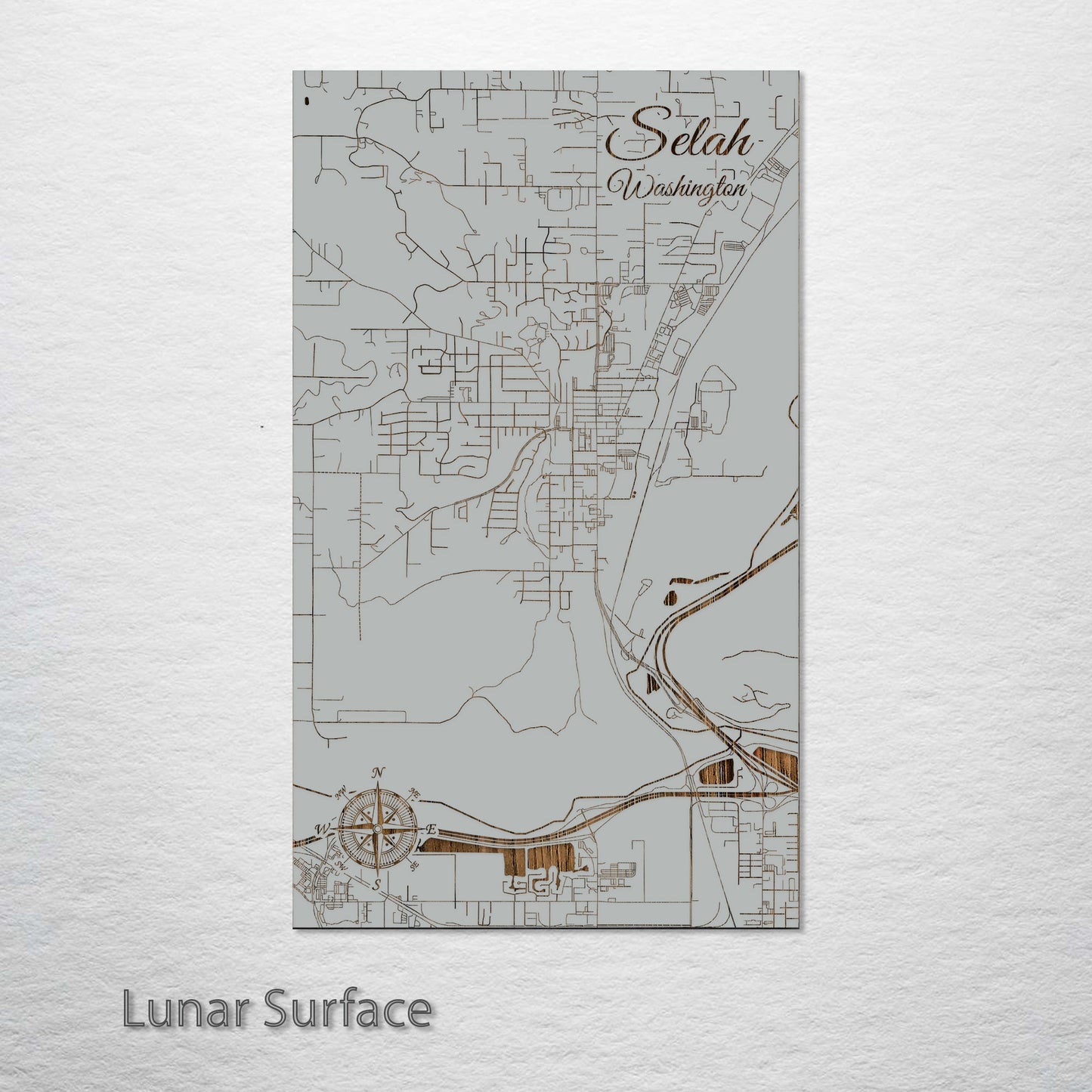 Selah, Washington Street Map