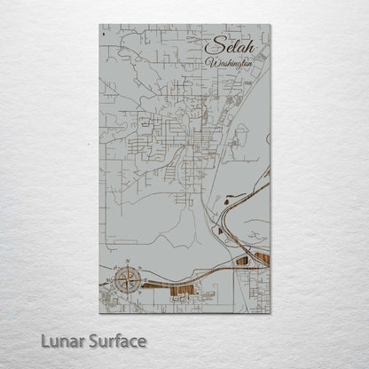 Selah, Washington Street Map