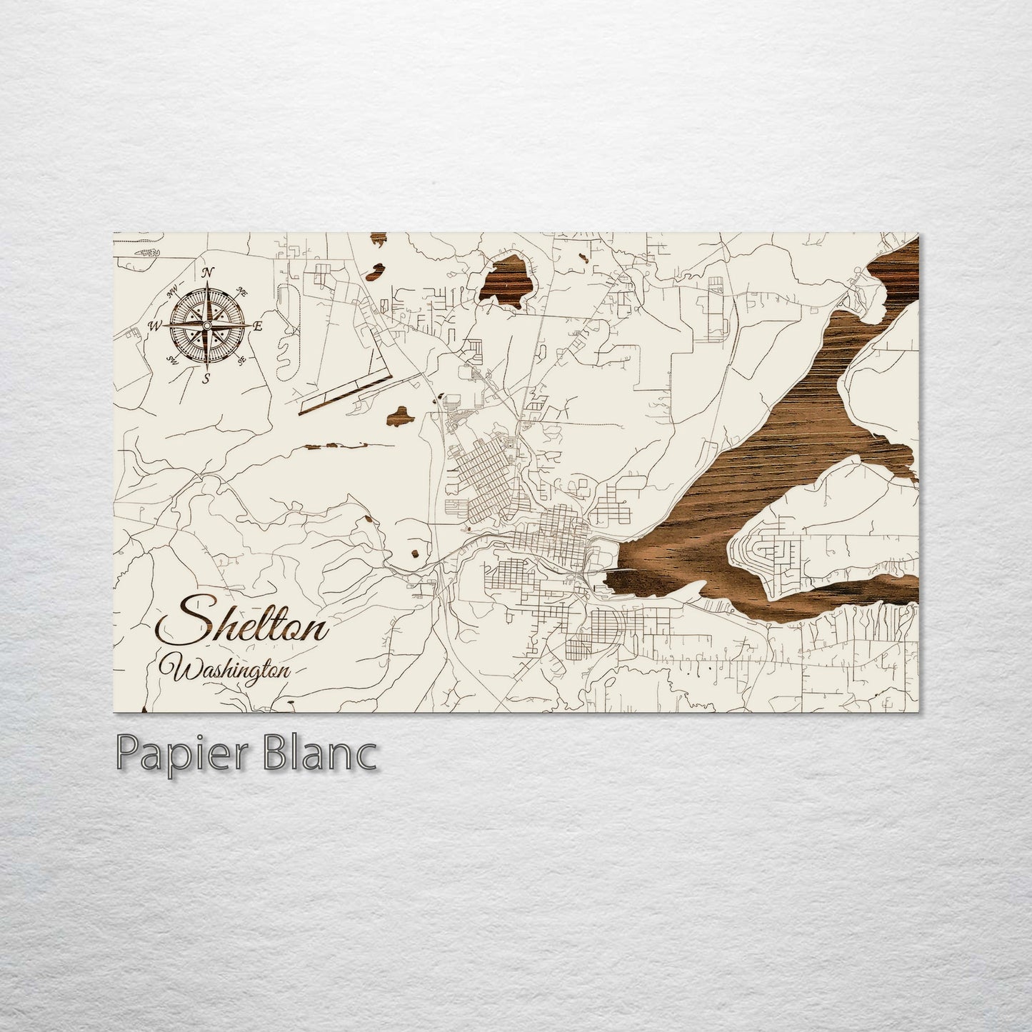 Shelton, Washington Street Map