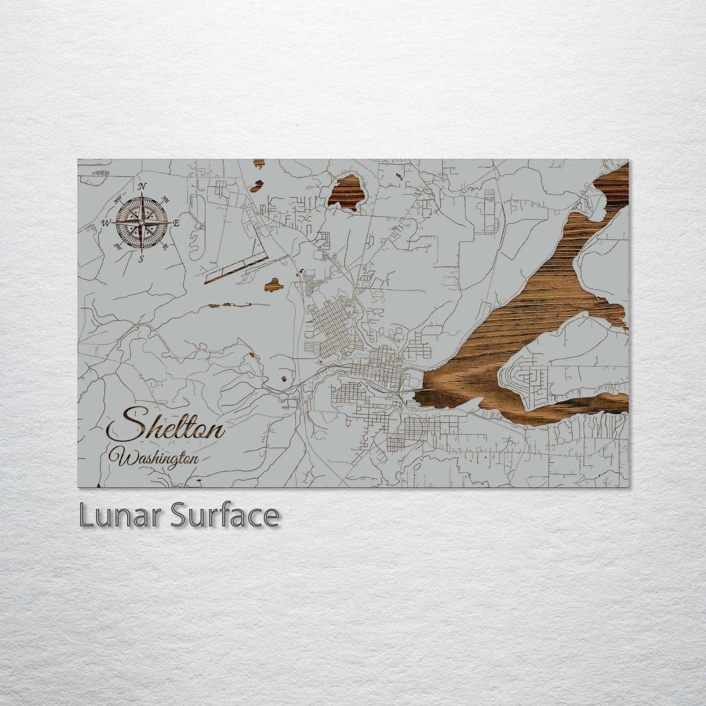 Shelton, Washington Street Map