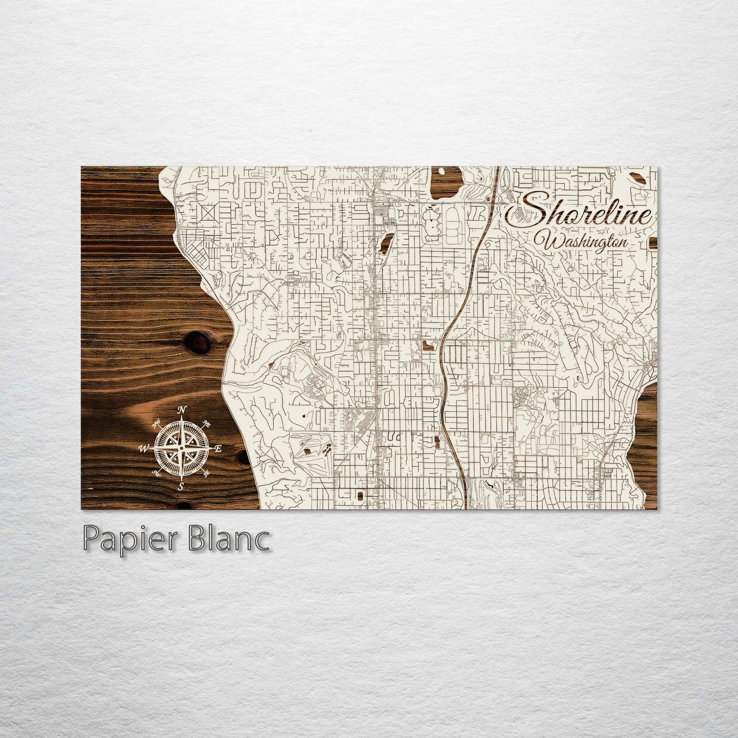 Shoreline, Washington Street Map
