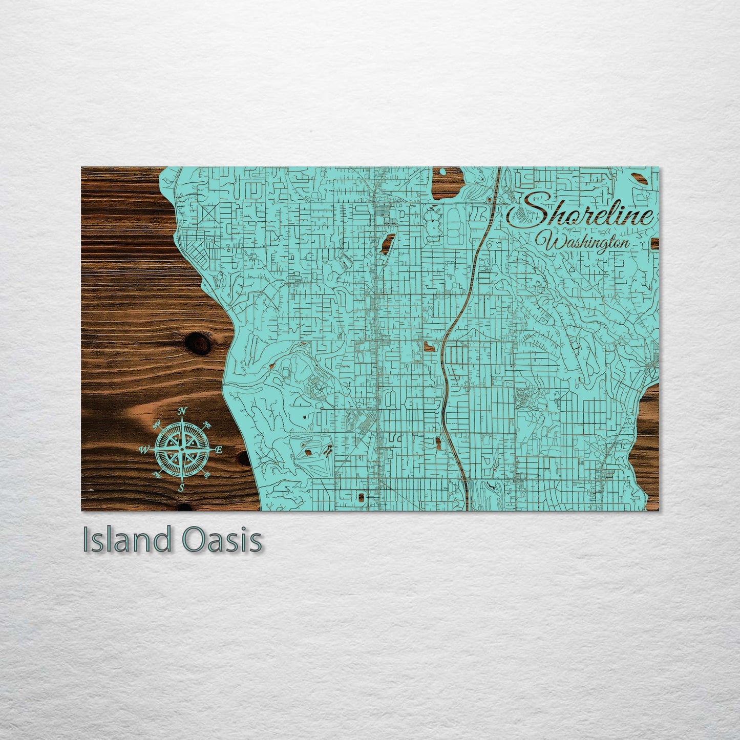 Shoreline, Washington Street Map