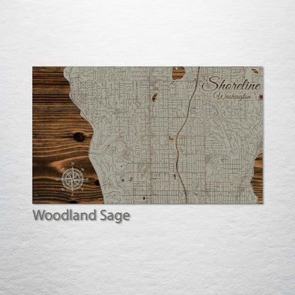 Shoreline, Washington Street Map