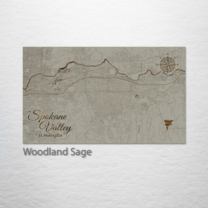 Spokane Valley, Washington Street Map