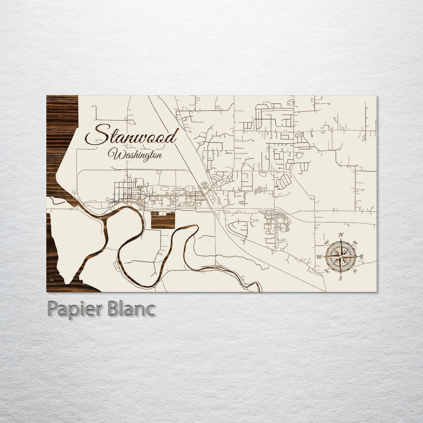 Stanwood, Washington Street Map