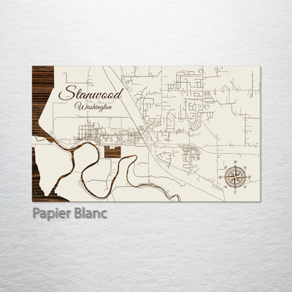 Stanwood, Washington Street Map