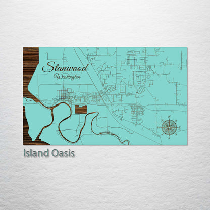 Stanwood, Washington Street Map