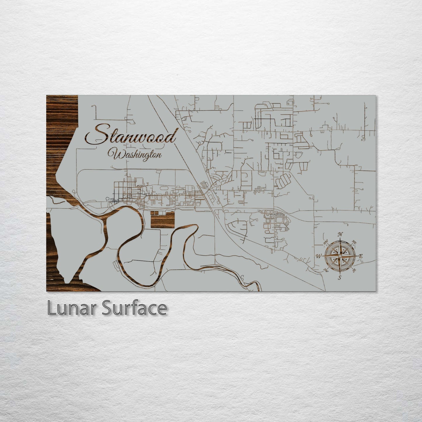 Stanwood, Washington Street Map