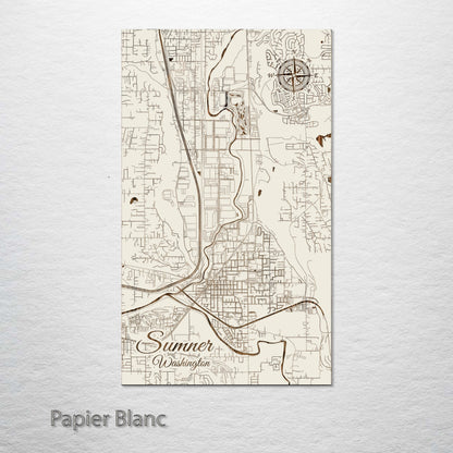 Sumner, Washington Street Map