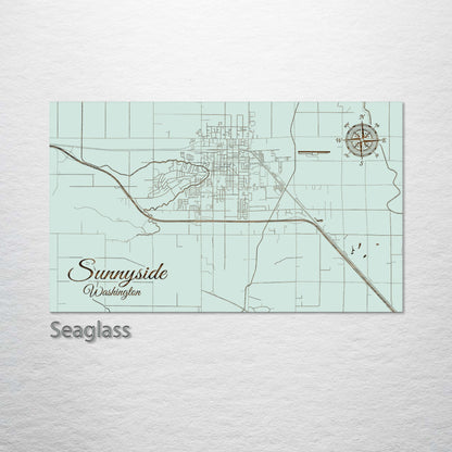 Sunnyside, Washington Street Map