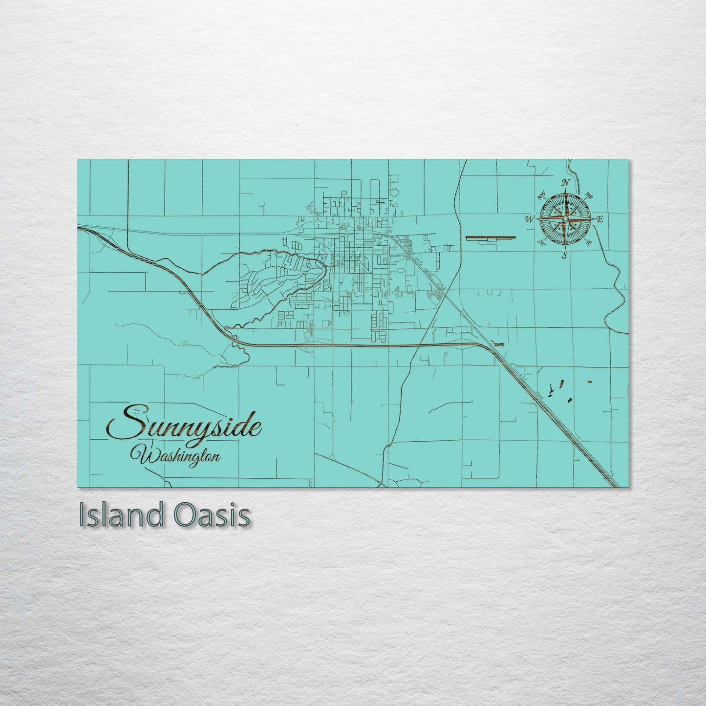Sunnyside, Washington Street Map