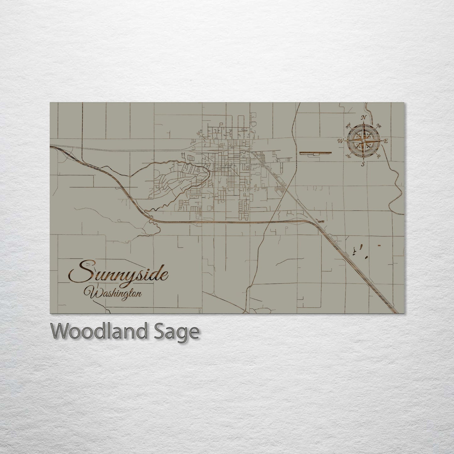 Sunnyside, Washington Street Map