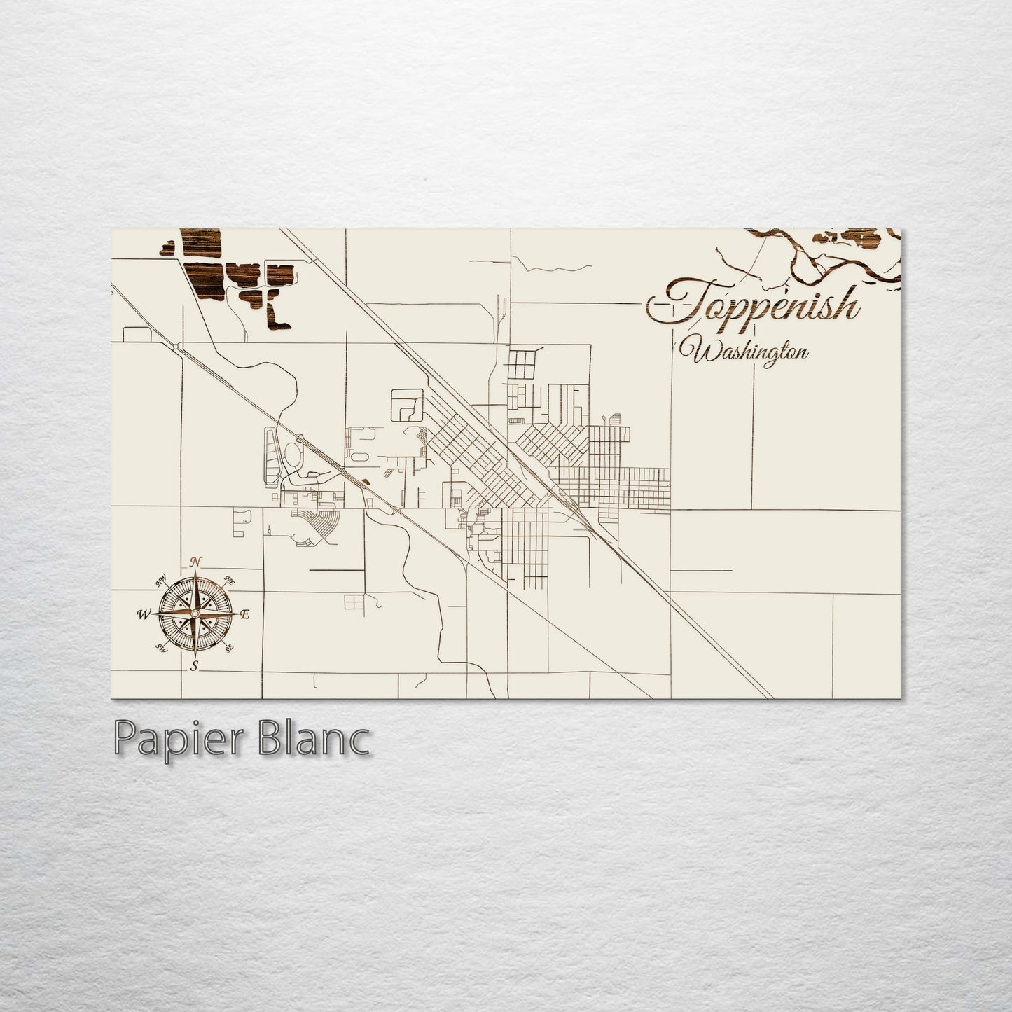 Toppenish, Washington Street Map