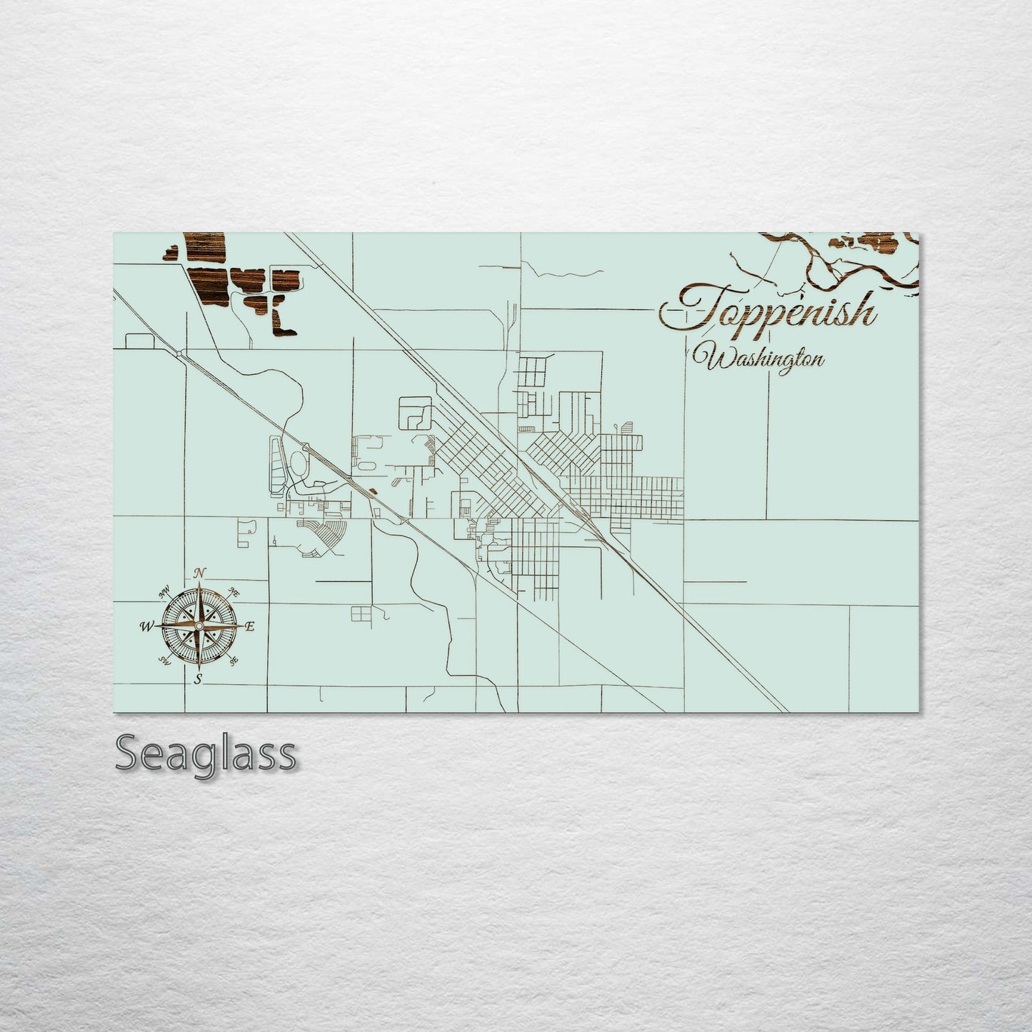 Toppenish, Washington Street Map