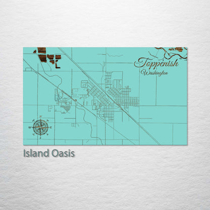 Toppenish, Washington Street Map