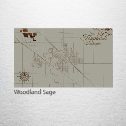 Toppenish, Washington Street Map