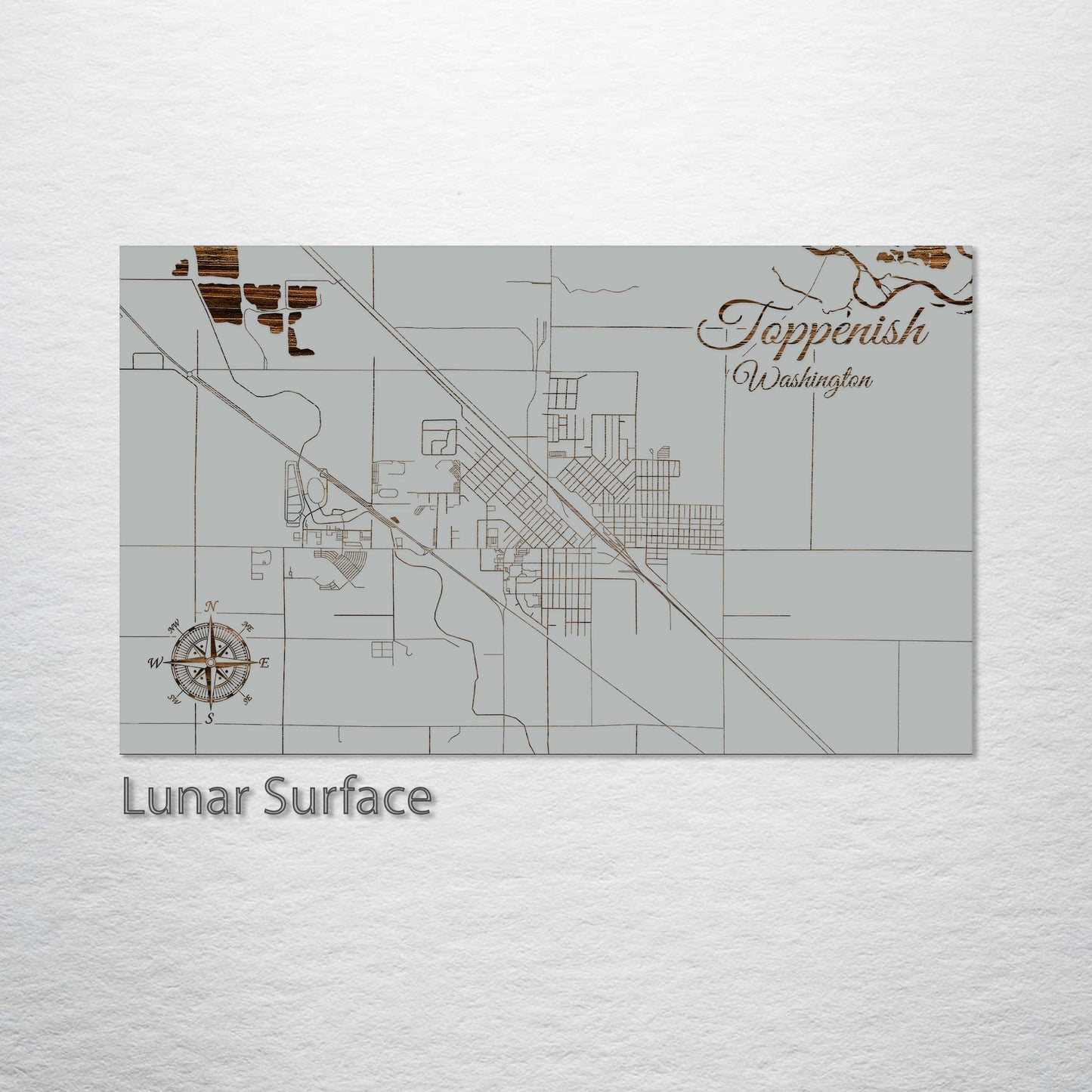 Toppenish, Washington Street Map