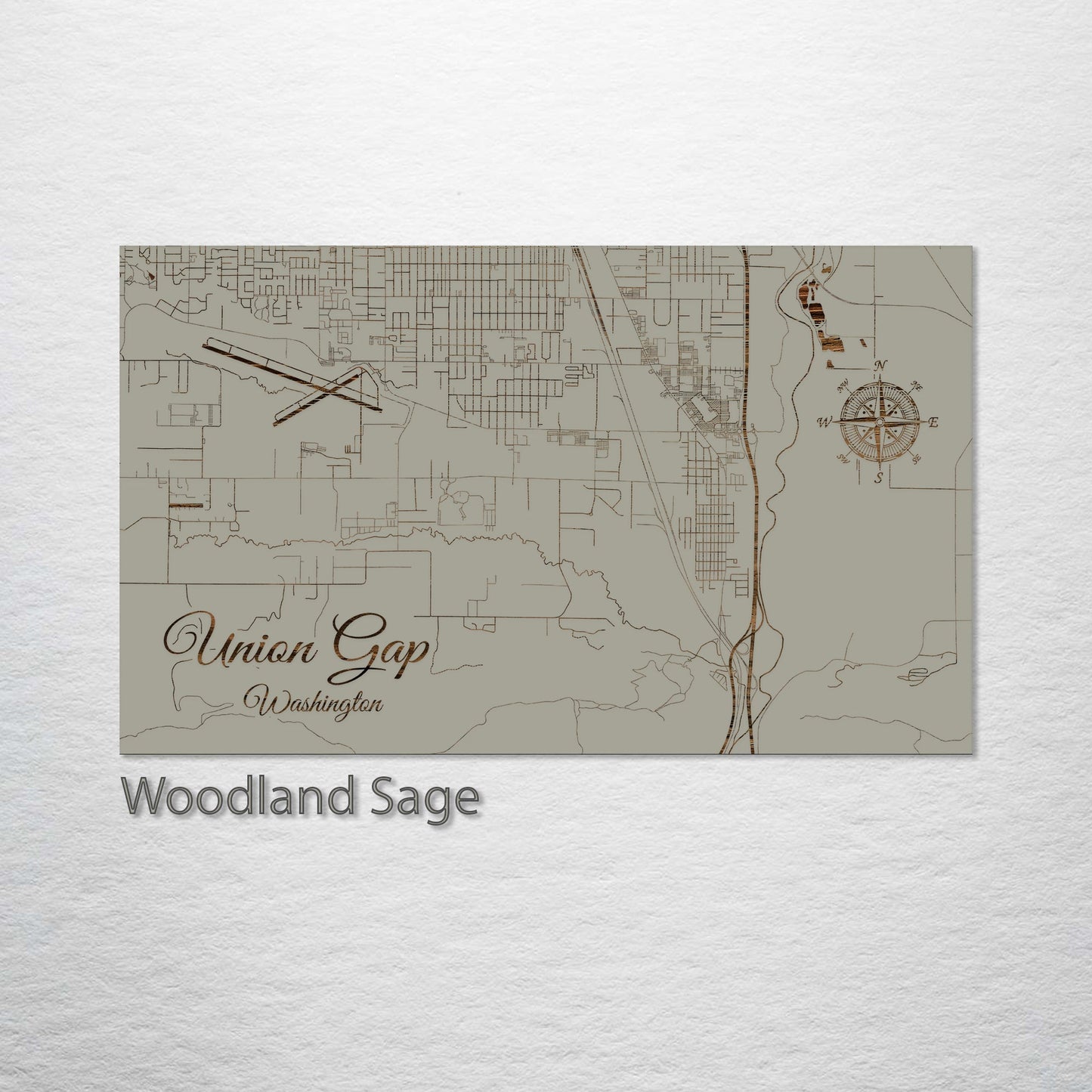 Union Gap, Washington Street Map