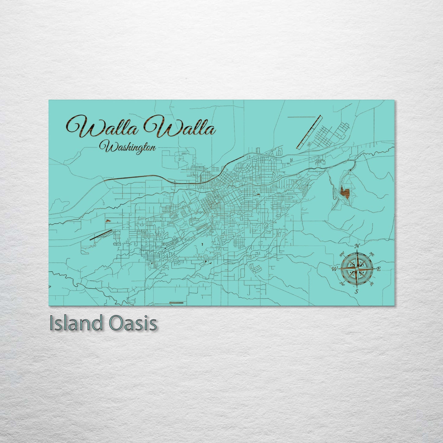 Walla Walla, Washington Street Map