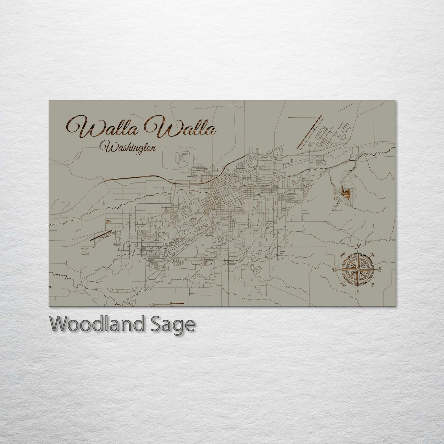 Walla Walla, Washington Street Map