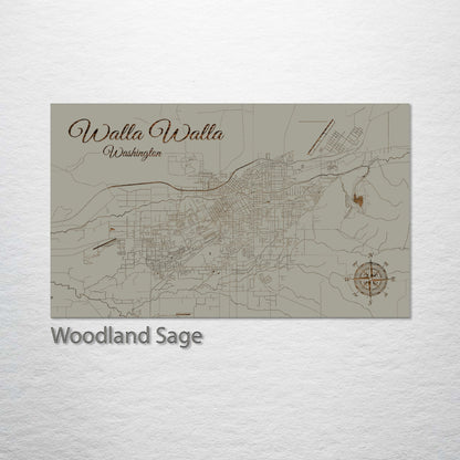 Walla Walla, Washington Street Map