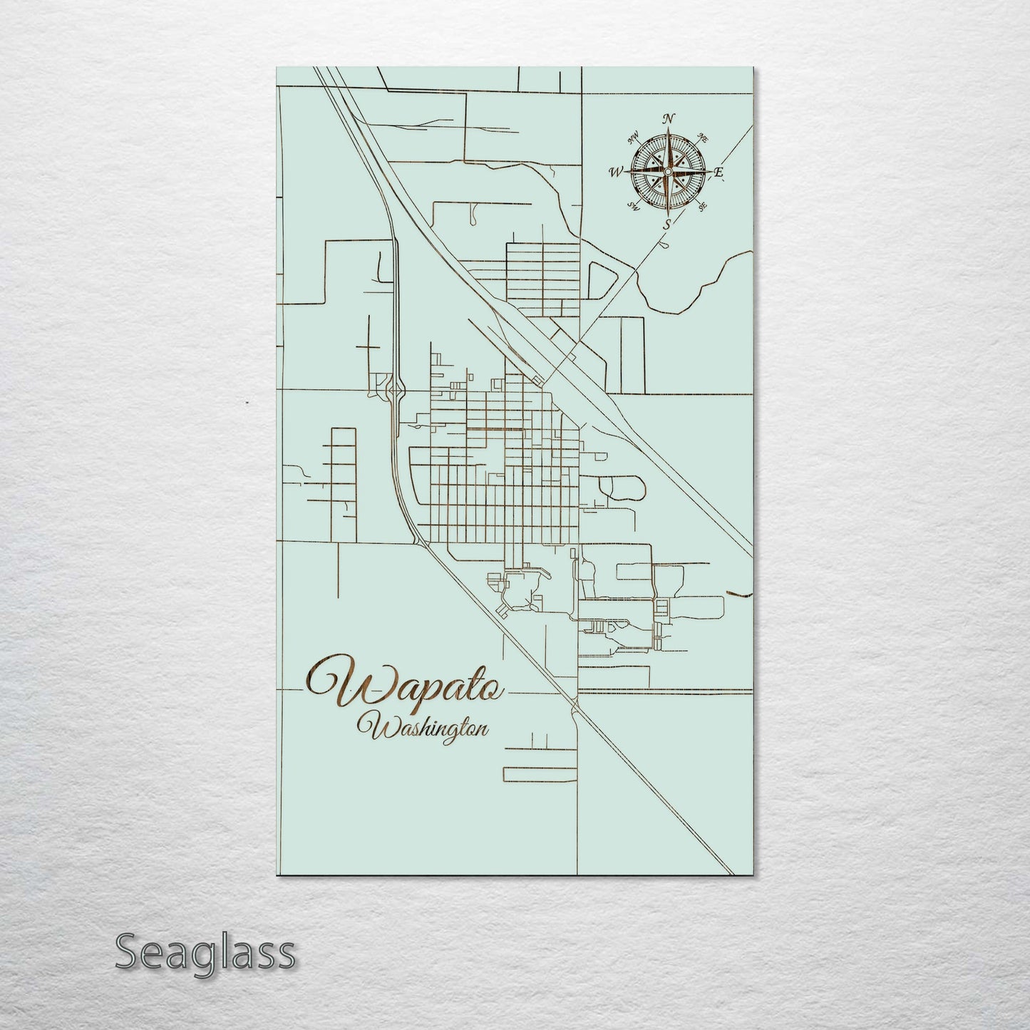 Wapato, Washington Street Map