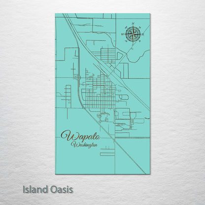 Wapato, Washington Street Map