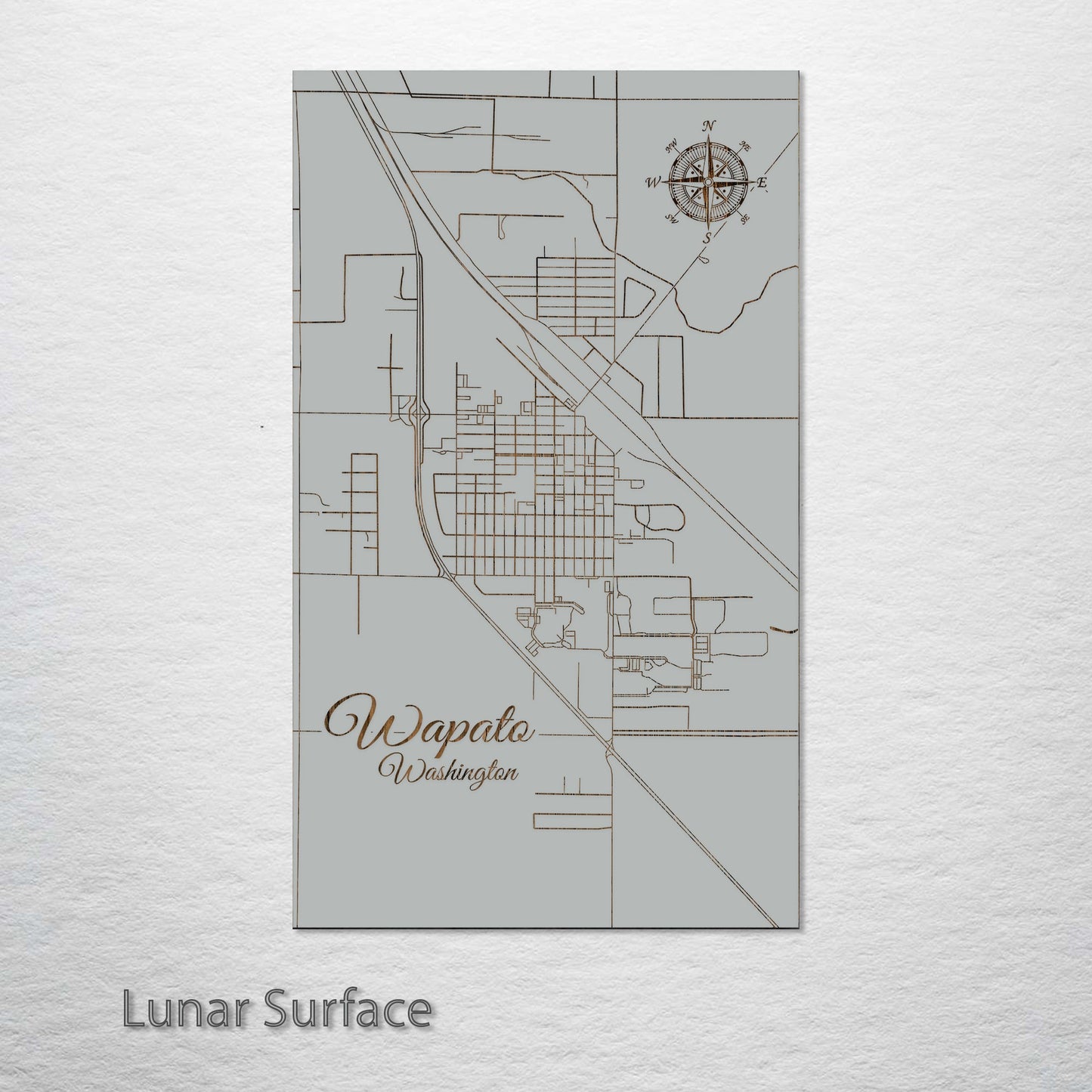 Wapato, Washington Street Map