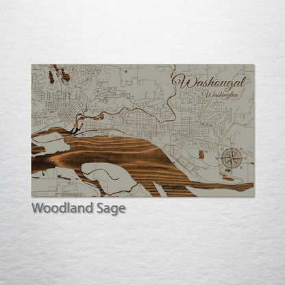 Washougal, Washington Street Map