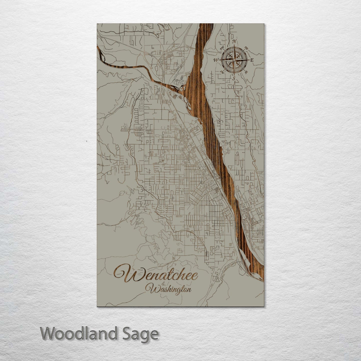 Wenatchee, Washington Street Map