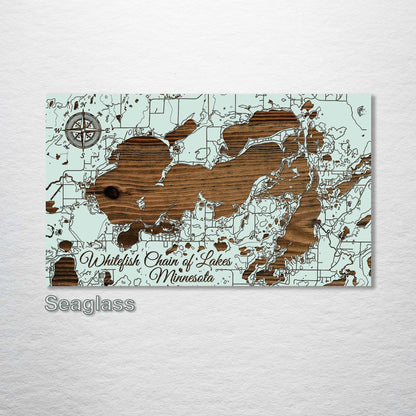 Whitefish Chain of Lakes, Minnesota Map