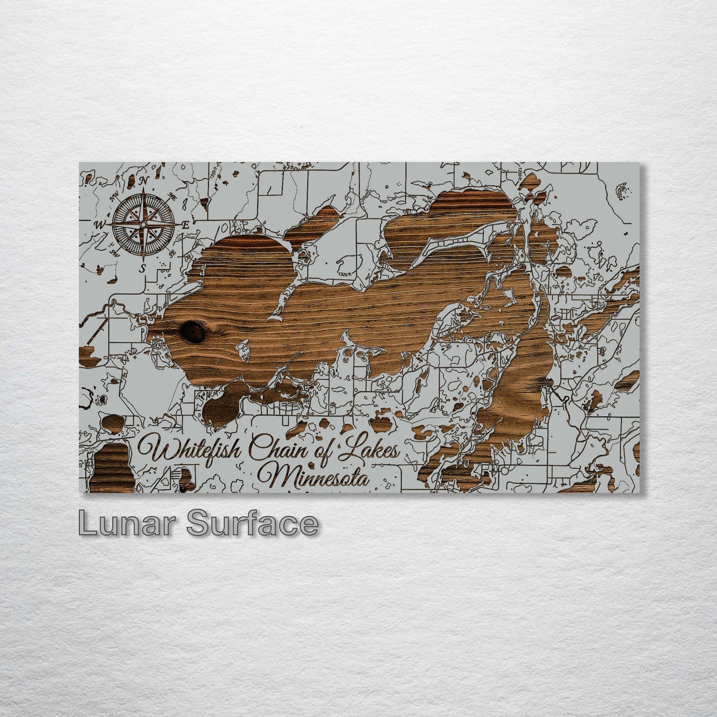 Whitefish Chain of Lakes, Minnesota Map