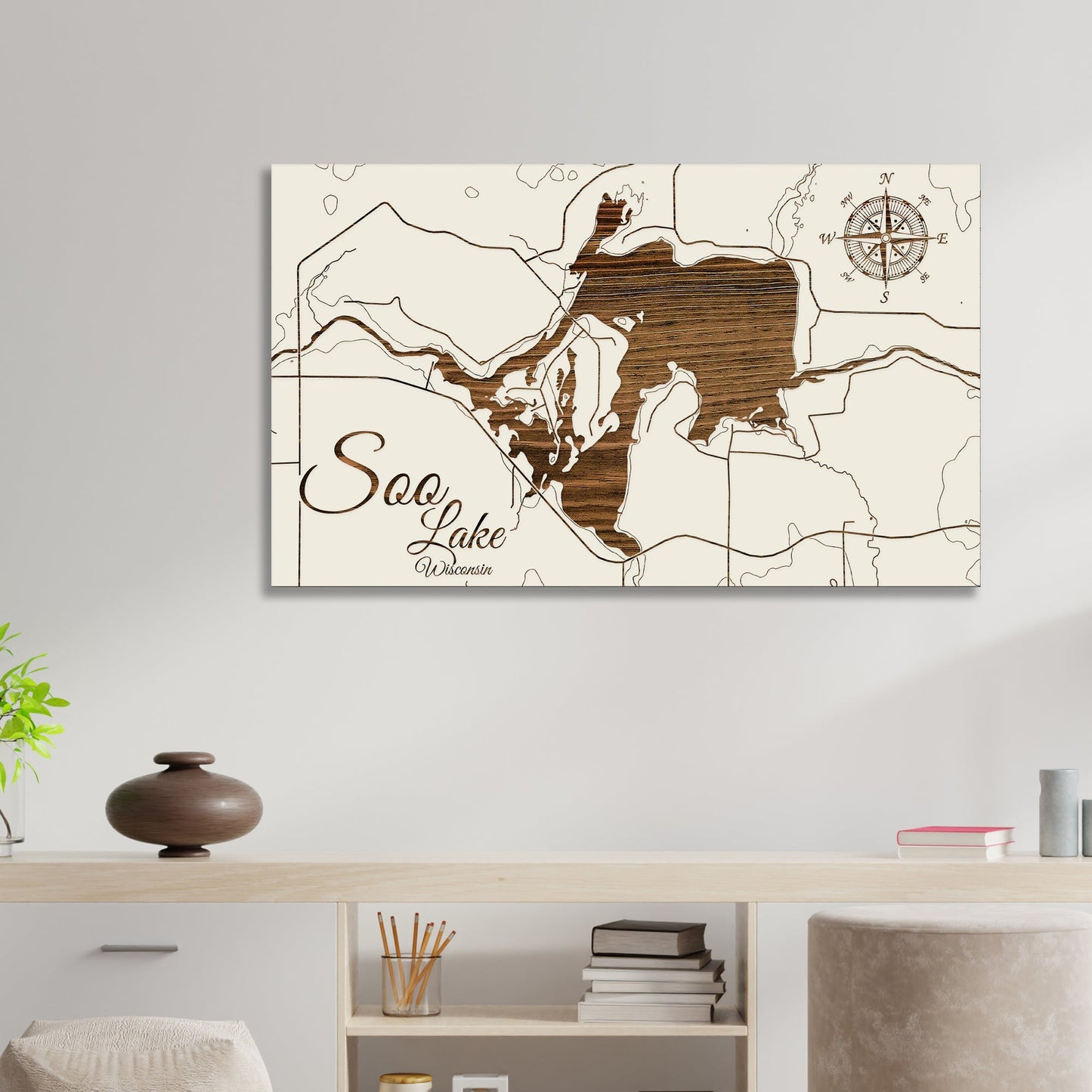 Soo Lake, Wisconsin Map