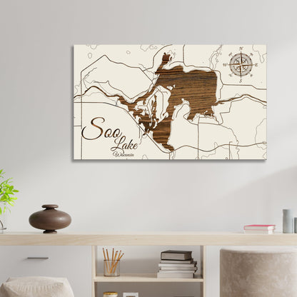 Soo Lake, Wisconsin Map