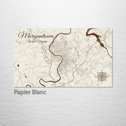 Morgantown, West Virginia Street Map