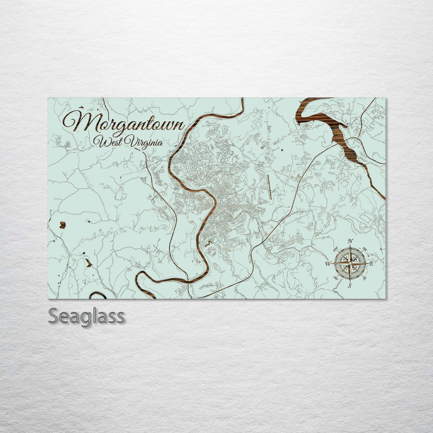 Morgantown, West Virginia Street Map