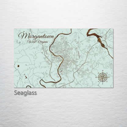 Morgantown, West Virginia Street Map