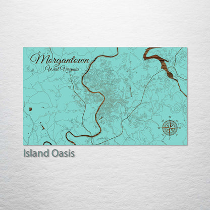 Morgantown, West Virginia Street Map